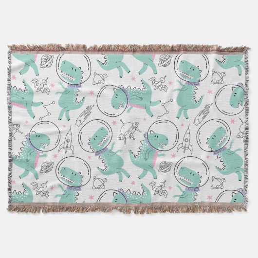 Dinosaurier, Niedliche Dinosaurier, Raumschiff, St Decke (Vorderseite)