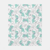 Dinosaurier, Niedliche Dinosaurier, Raumschiff, St Fleecedecke (Vorderseite)