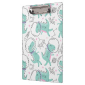 Dinosaurier, Niedliche Dinosaurier, Raumschiff, St Klemmbrett (Links)