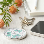 Dinosaurier, Niedliche Dinosaurier, Raumschiff, St Schlüsselanhänger (Seite)