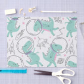 Dinosaurier, Niedliche Dinosaurier, Raumschiff, St Seidenpapier (Handwerk)