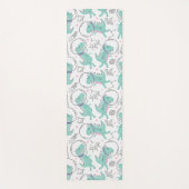 Dinosaurier, Niedliche Dinosaurier, Raumschiff, St Yogamatte (Vorderseite)