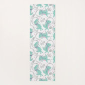 Dinosaurier, Niedliche Dinosaurier, Raumschiff, St Yogamatte (Rückseite)