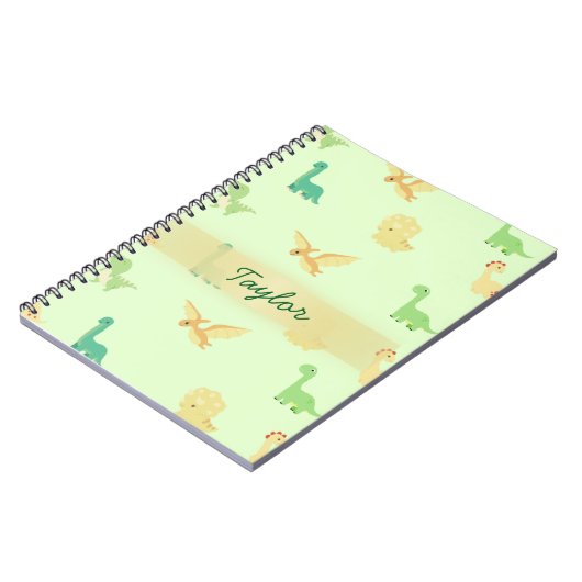 Dinosaurier-Notebook für Kinder - Fun Jurassic Jou Notizblock (Linke Seite)