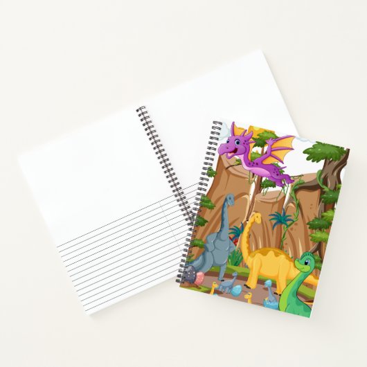 Dinosaurier-Notebook für Kinder Notizblock (Innenseite)