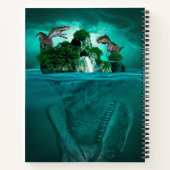 Dinosaurier-Notebook Notizblock (Rückseite)