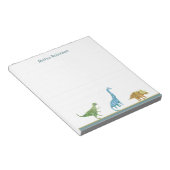 Dinosaurier Notizblock (angewinkelt)