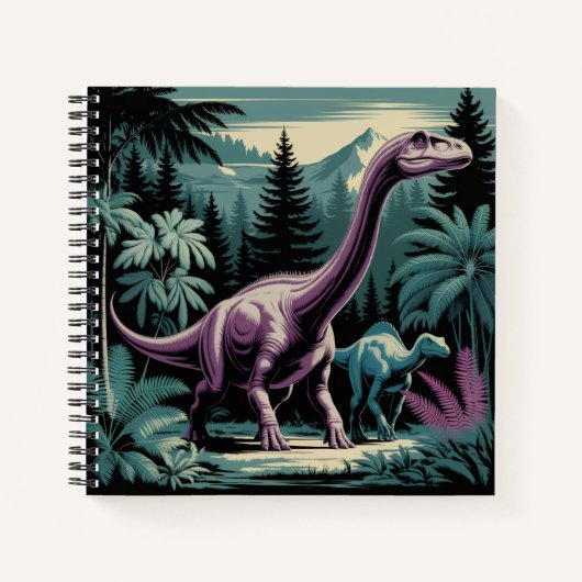 Dinosaurier Notizblock (Vorderseite)