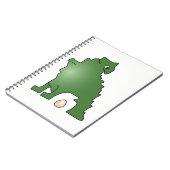 Dinosaurier Notizblock (Linke Seite)