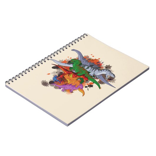 Dinosaurier Notizblock (Linke Seite)