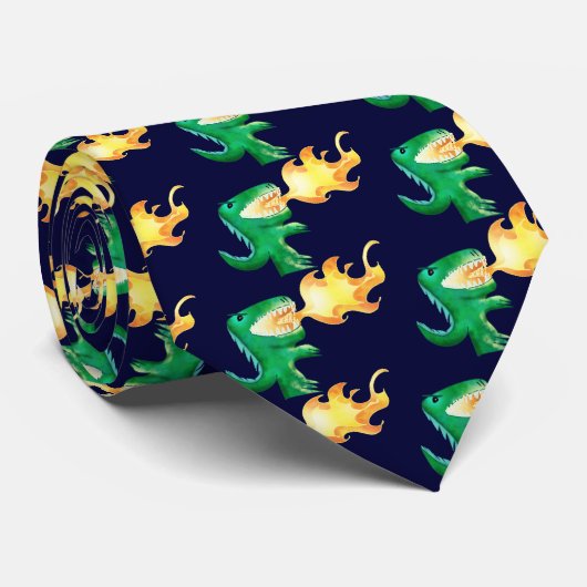 Dinosaurier oder Drache durch wenig t und Andrew Krawatte (Gerollt)