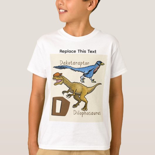 Dinosaurier oder prähistorisches Tier T-Shirt (Vorderseite)