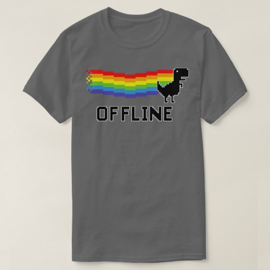 Dinosaurier offline T-Shirt (Design vorne)