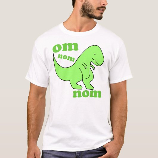DINOSAURIER OMS NOM NOM CHOMP T-Shirt (Vorderseite)