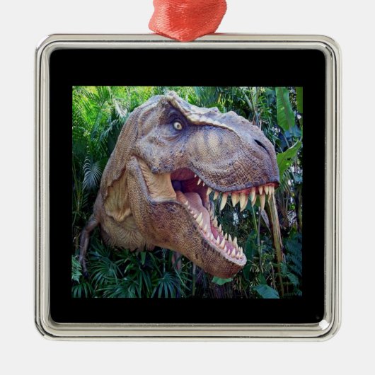 Dinosaurier Ornament Aus Metall (Vorne)