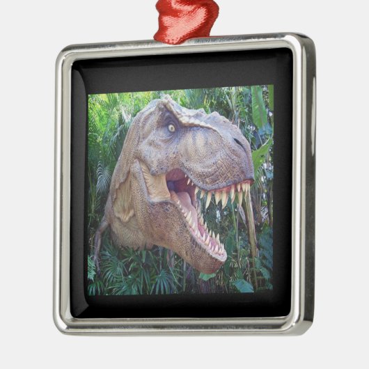 Dinosaurier Ornament Aus Metall (Links)