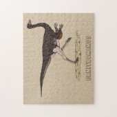 Dinosaurier Ornithomimus Jigsaw Puzzle (Vertikal)