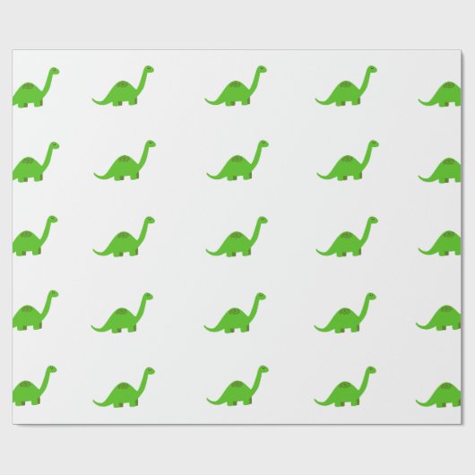 Dinosaurier-Packpapier-Geburtstag Geschenkpapier (Flach)