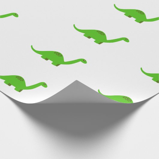 Dinosaurier-Packpapier-Geburtstag Geschenkpapier (Ecke)