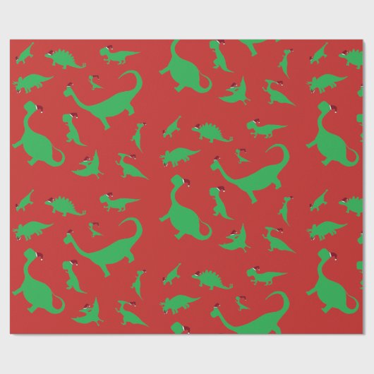 Dinosaurier-Packpapier Geschenkpapier (Flach)
