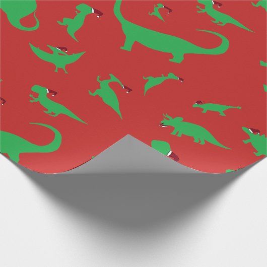 Dinosaurier-Packpapier Geschenkpapier (Ecke)