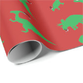 Dinosaurier-Packpapier Geschenkpapier (Rolleneckpunkt)