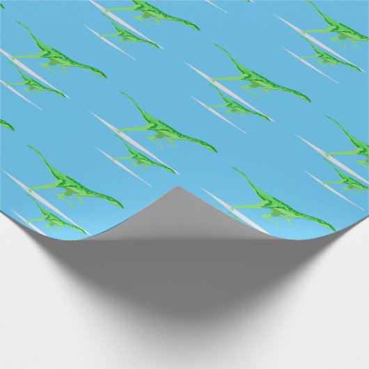 Dinosaurier-Packpapier Geschenkpapier (Ecke)