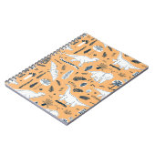 Dinosaurier & Palm Blätter: Fun Pattern Notizblock (Linke Seite)