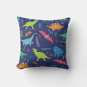 Dinosaurier Palms tropisches Vintages Muster Kissen