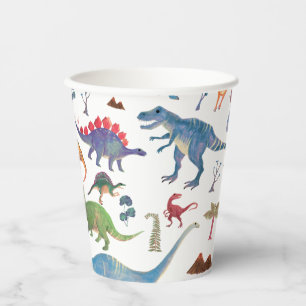 Dinosaurier Paper Cups Popobell Prähistorisches Pappbecher