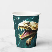 Dinosaurier Pappbecher (Rückseite)
