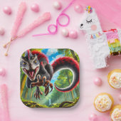Dinosaurier Pappteller (Party)