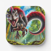 Dinosaurier Pappteller (Vorderseite)