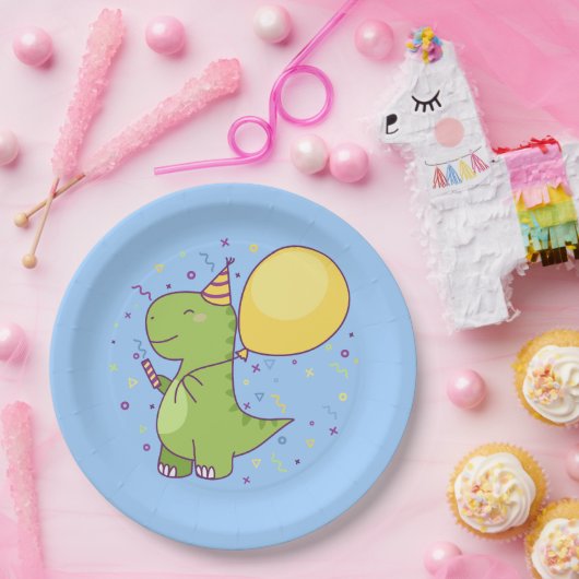 Dinosaurier Pappteller (Party)