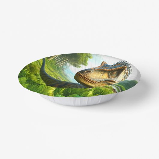 Dinosaurier Pappteller (Gewinkelt)