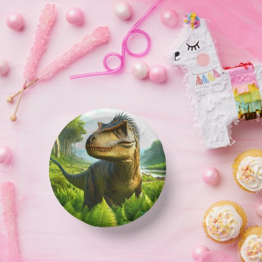 Dinosaurier Pappteller (Party)