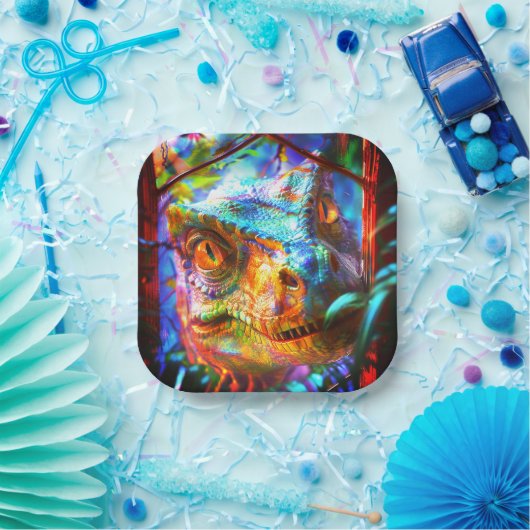 Dinosaurier Pappteller (Party)