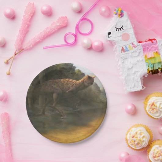 Dinosaurier-Pappteller (Carnotaurus) Pappteller (Party)