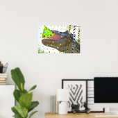 Dinosaurier Party Animal Poster (Heimbüro)