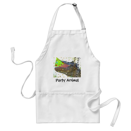Dinosaurier Party Animal Schürze (Vorne)