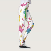 Dinosaurier-Party: Aquarellmuster. Leggings (Rechts)