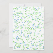 Dinosaurier Party Cake Funny Joint Geschwister Geb Einladung (Rückseite)