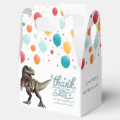 Dinosaurier-Party Geschenkschachtel (Geöffnet)