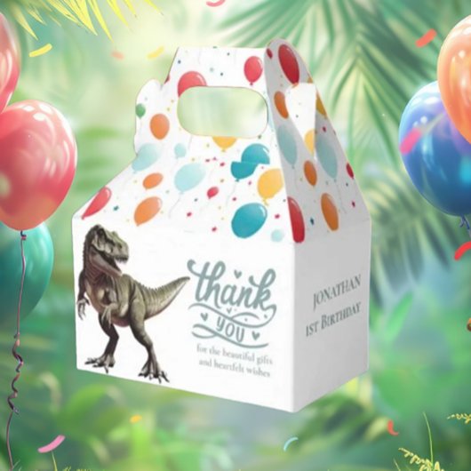 Dinosaurier-Party Geschenkschachtel