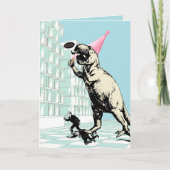 Dinosaurier Party! Karte (Vorderseite)