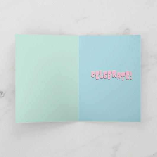 Dinosaurier Party! Karte (Innenseite)