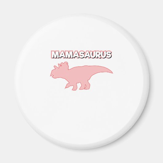 Dinosaurier Party Mama Geburtstagsparty Mamasaurus Magnet (Vorne)