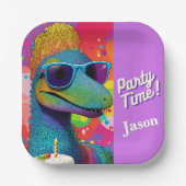 Dinosaurier Party Paper Teller (Vorderseite)