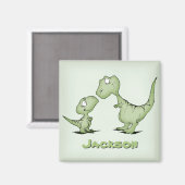 Dinosaurier Personalisiert Magnet (Vorderseite/Rückseite)