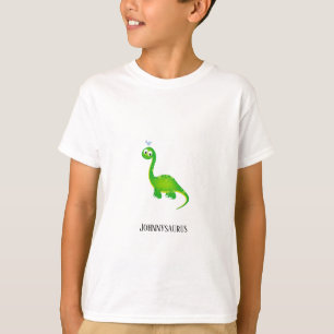 Dinosaurier Personalisiert mit Kindername T-Shirt